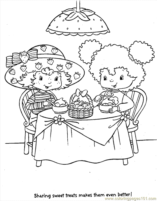 Coloring Pages Strawberry Shortcake 02 (Cartoons > Strawberry 