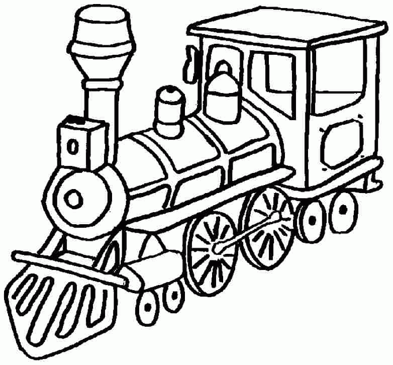 Transportation Train Coloring Pages Free Printable For Kids - #