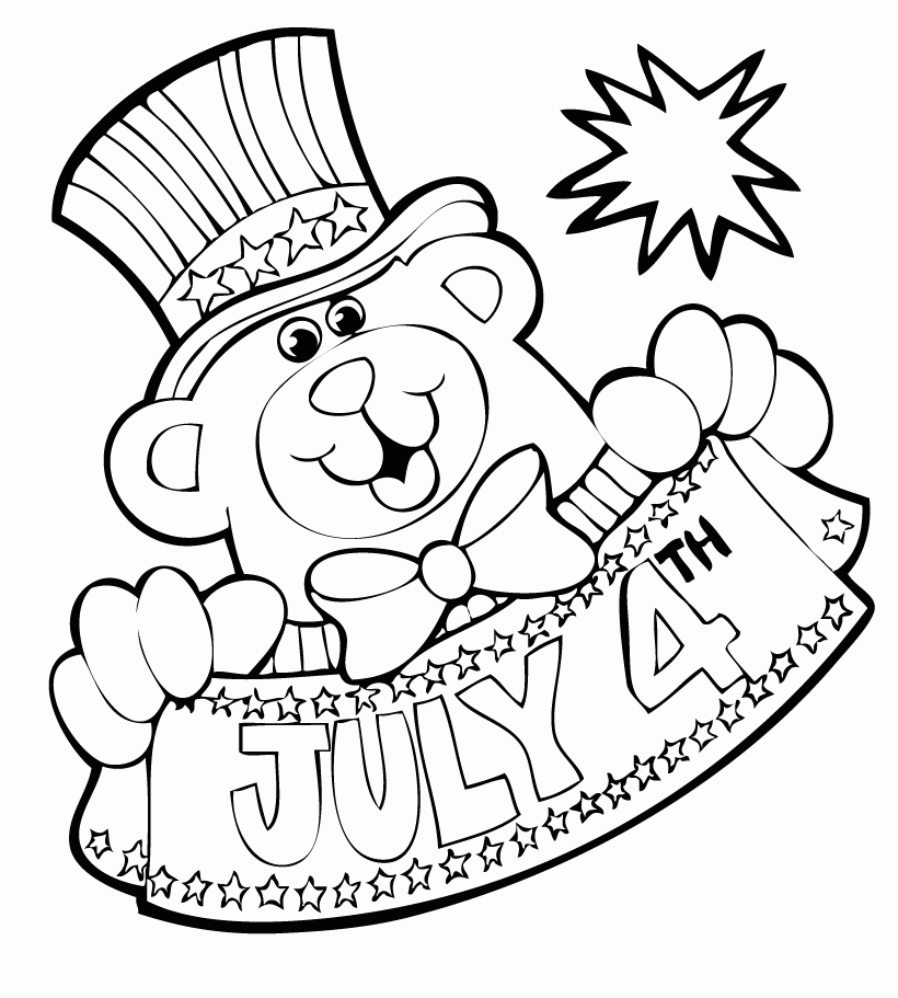 4th of july printable coloring pages Online coloring 