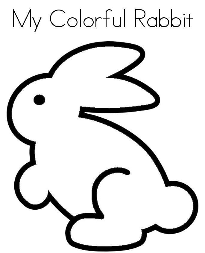 Download Printable Coloring Pages For Kids Rabbit Or Print 