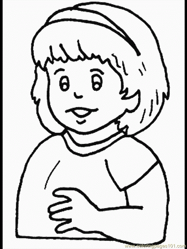 Coloring Pages Children Coloring Pages 09 (Peoples > Others 