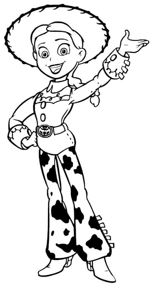 Jessie Toy Story 2 Coloring Pages