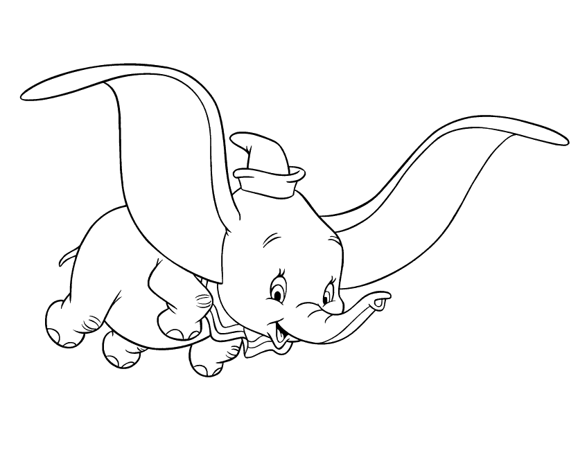 Coloring page... Dumbo