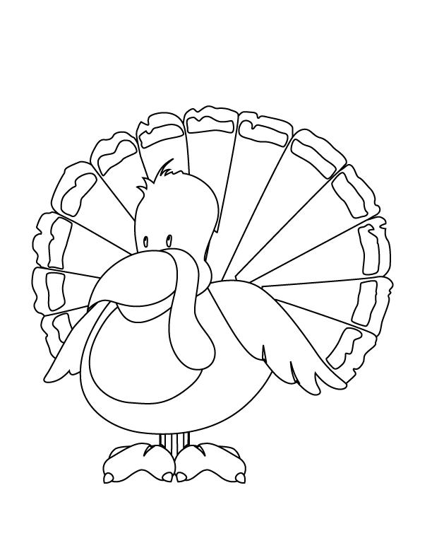 Free Printable Thanksgiving Turkey Coloring Pages