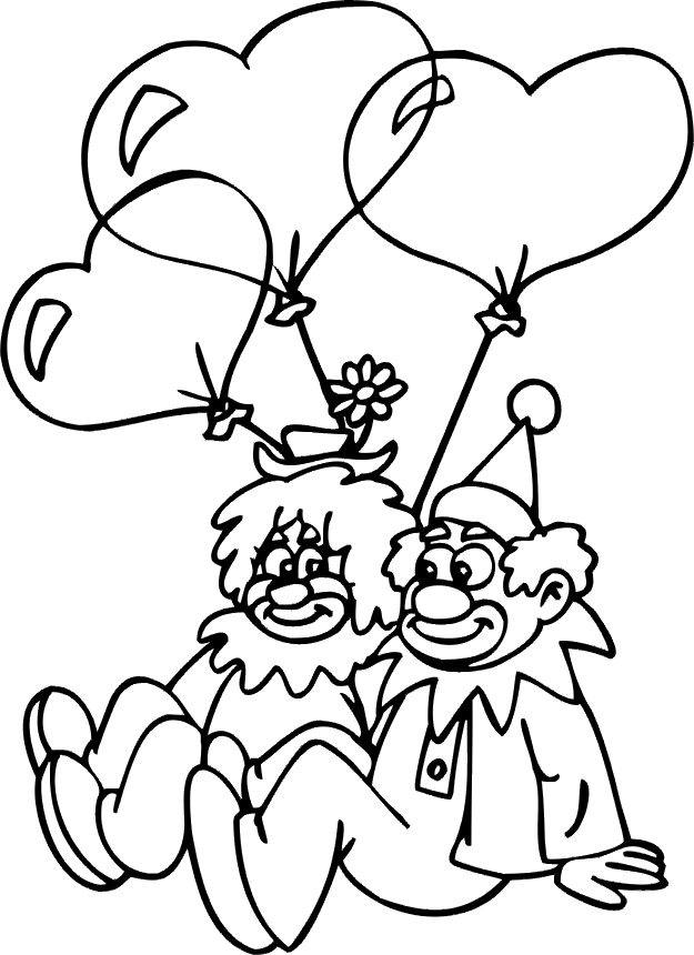 Clown Coloring Pages | Printable Coloring Pages