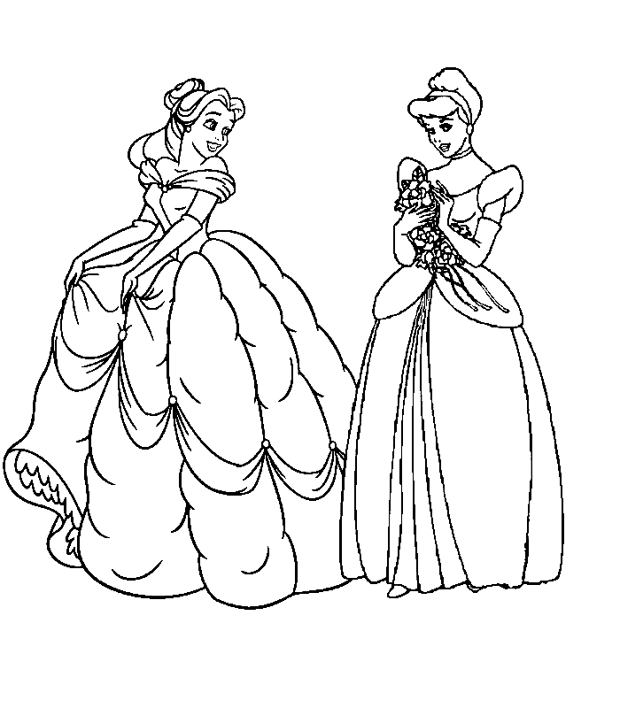 All Princess Coloring Pages #3504 Disney Coloring Book Res 