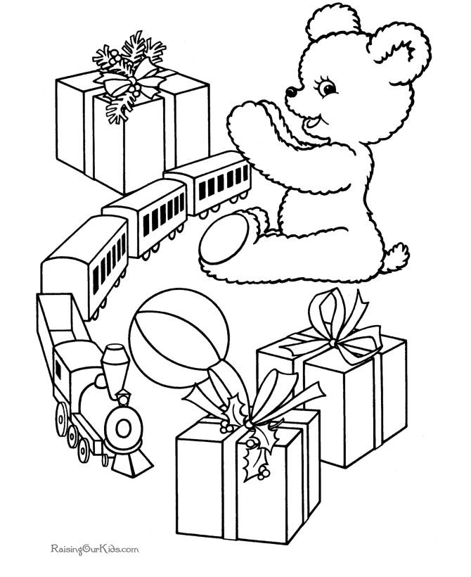Christmas Scenes Coloring Pages - Coloring Home