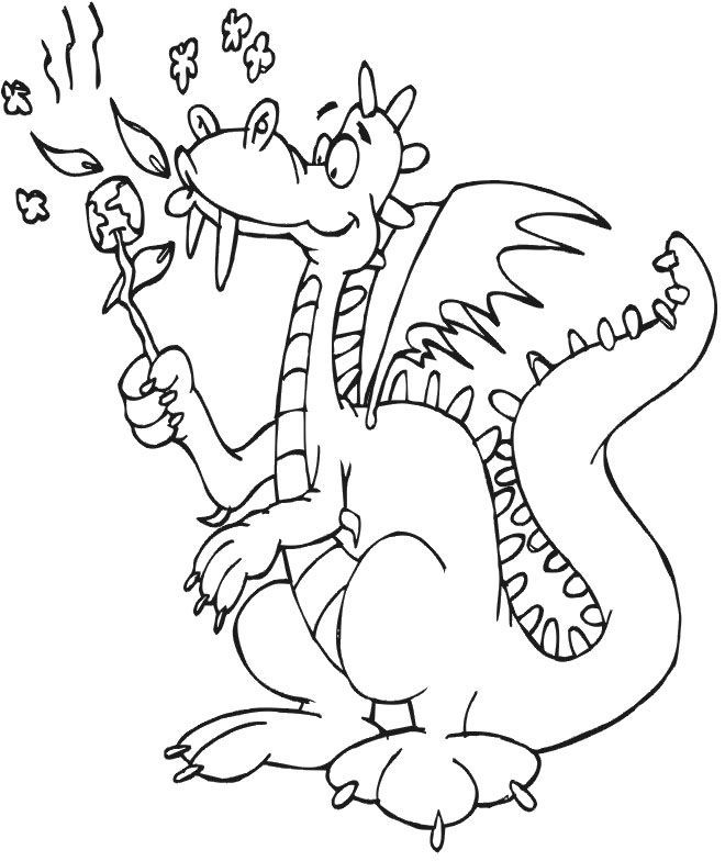 Dragon Head Coloring Page - Coloring Home
