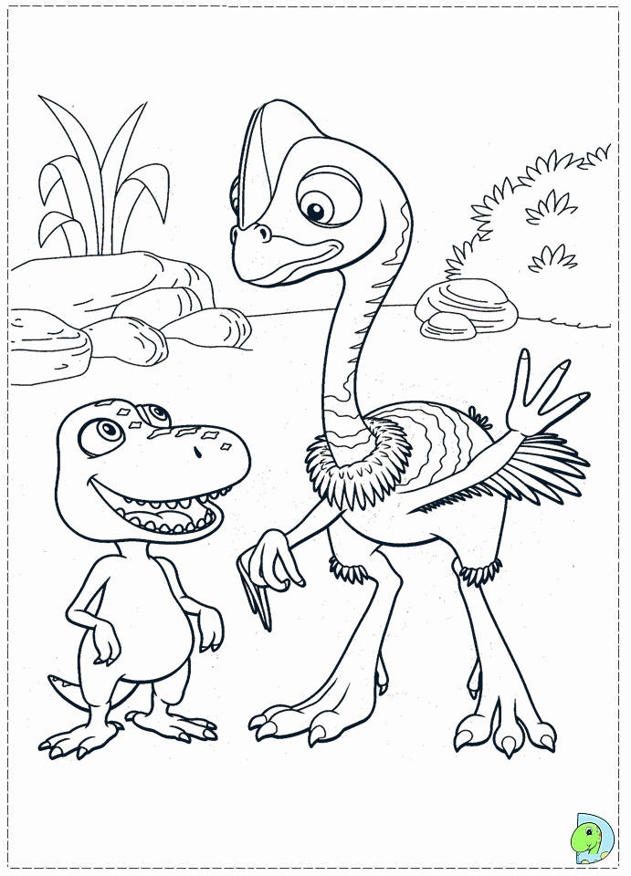 Dinosaur Train Coloring Page - Coloring Home