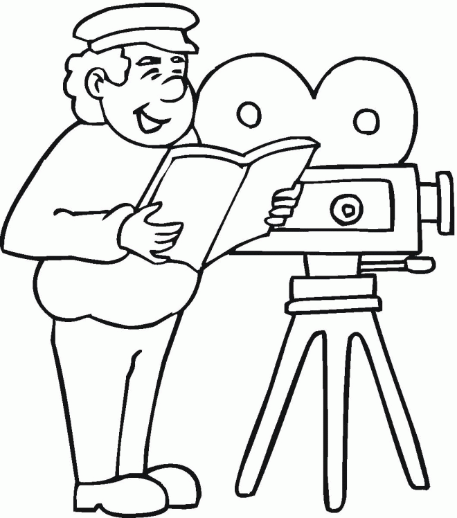 Occupations Coloring Pages - Coloring Home
