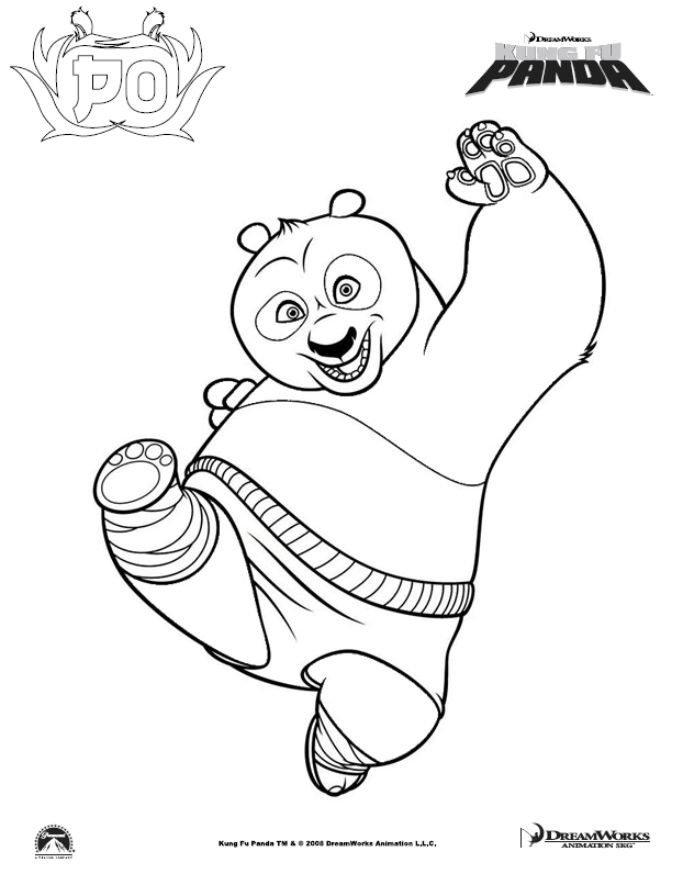 Kung Fu Panda - 999 Coloring Pages