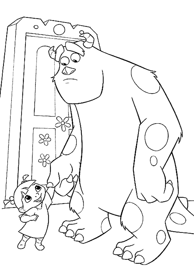 Coloring Page - Monsters inc coloring pages 11