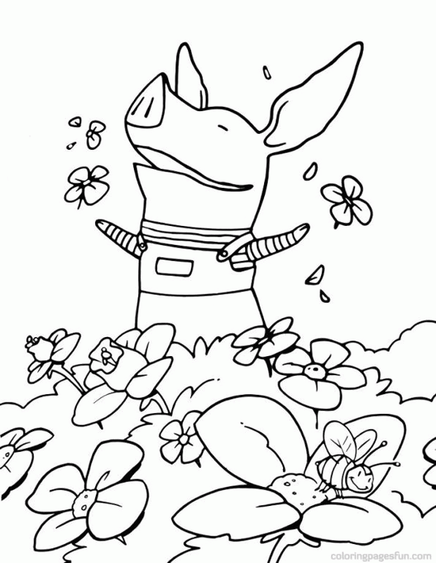 Olivia the Pig | Free Printable Coloring Pages