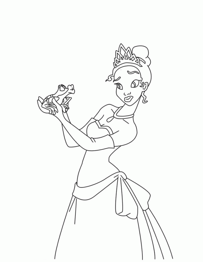 The Frog Prince Coloring Pages