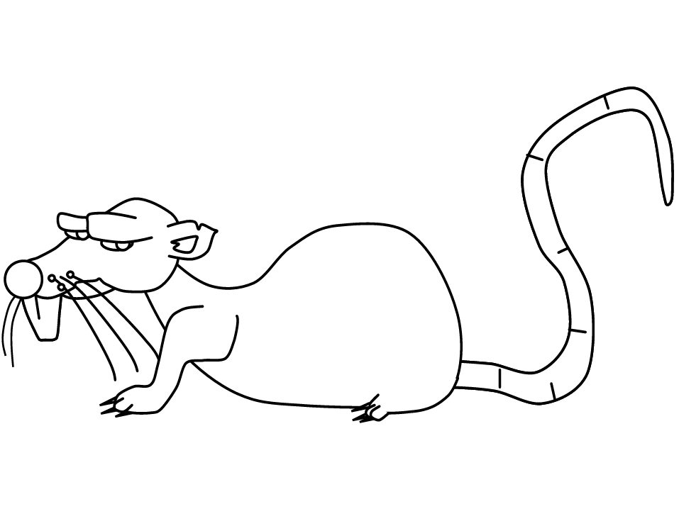 Rat Coloring Pages Coloring Home