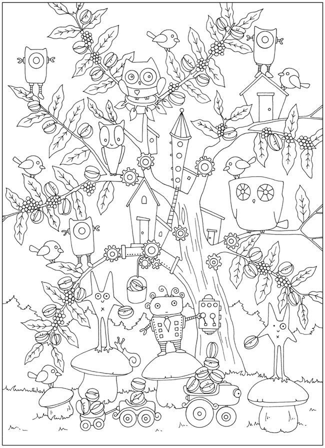 Welcome to Dover Publications | Coloring pages