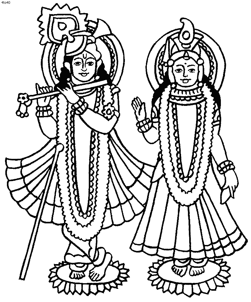 Hindu Coloring Pages Coloring Home