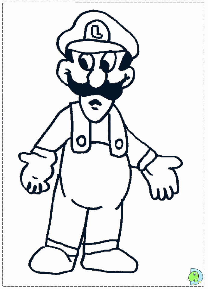 Super Mario Bros Coloring page