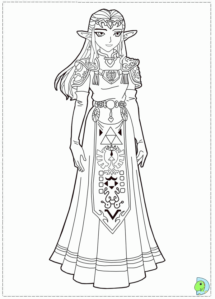 Legend Of Zelda Coloring Pages | Coloring Pages