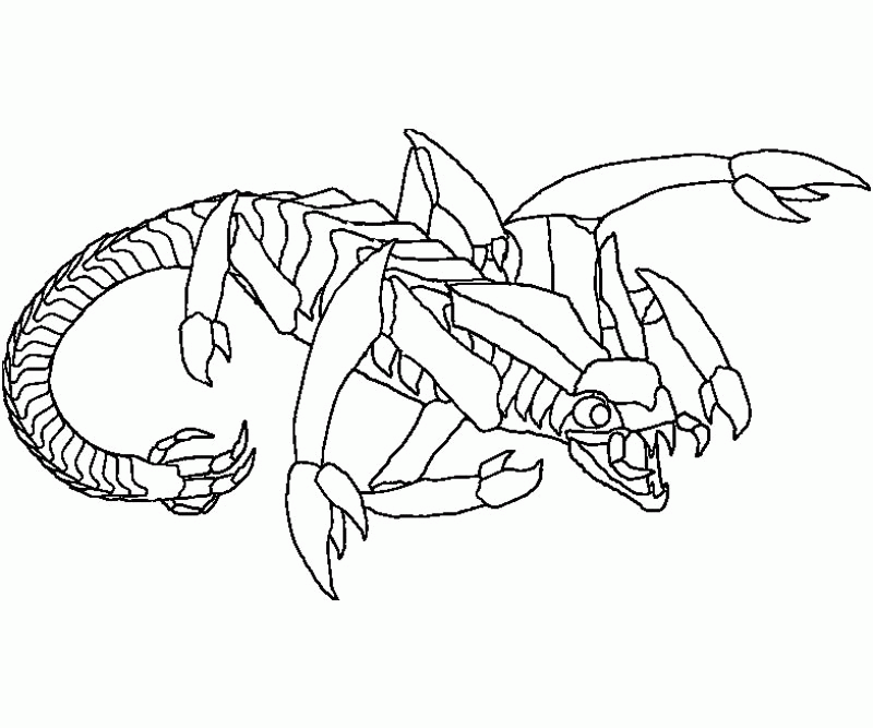 Sea Scorpion Coloring Page Coloring Pages
