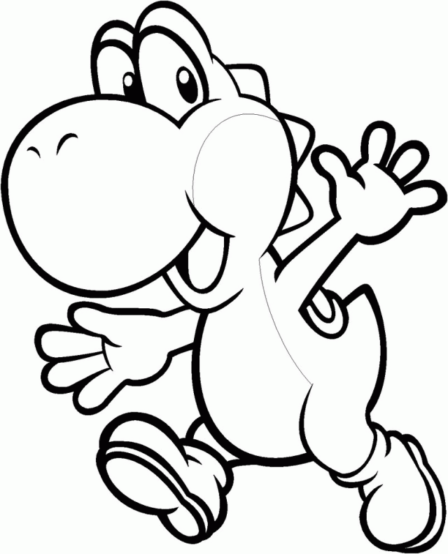 Yoshi Coloring Pages Coloring Pages For Adults Coloring Pages 