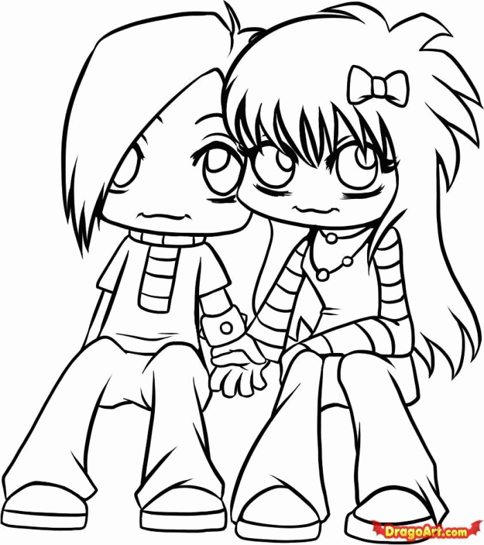 Emo Bear Coloring Pages | 99coloring.com