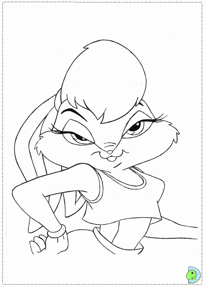 Lola Bunny Coloring Pages Printable | Printable Coloring Pages