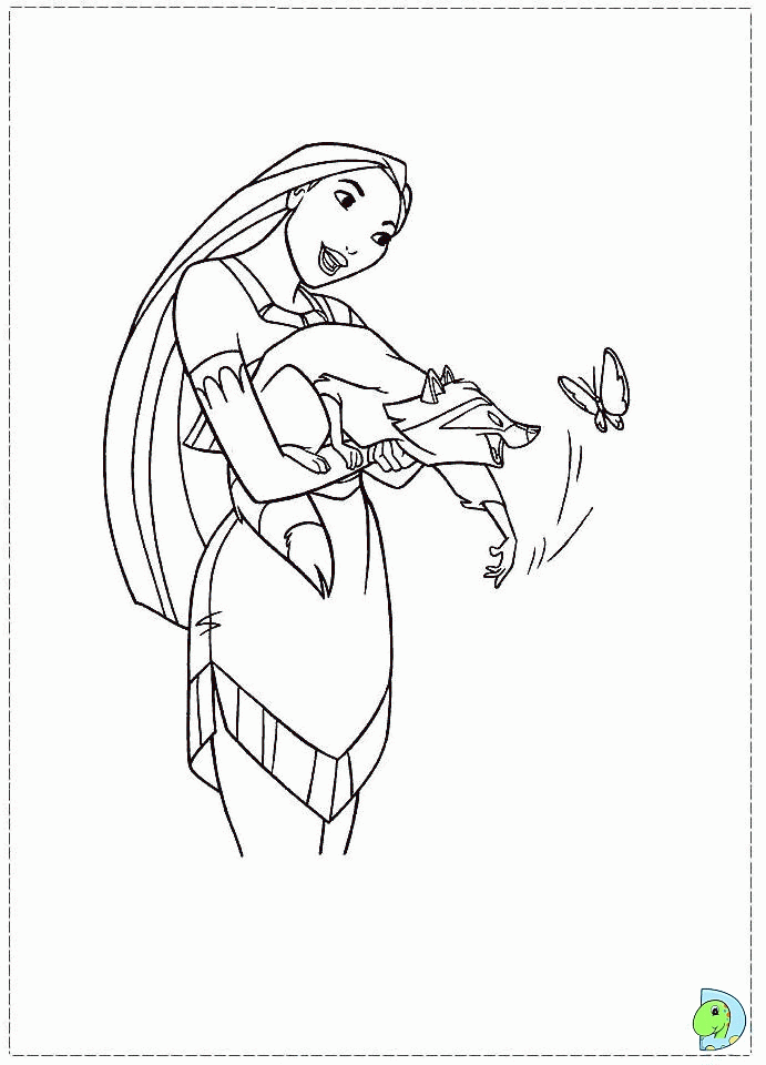 Pocahontas Coloring page