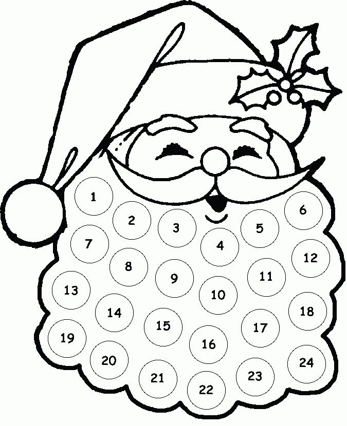 Santa's Christmas Countdown — Crafthubs