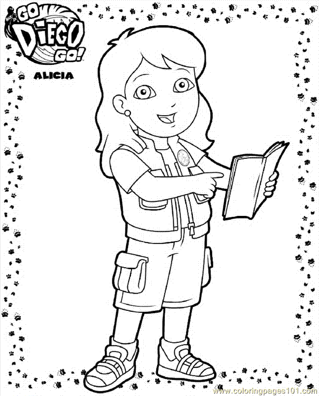 Free Coloring Pages Of Diego