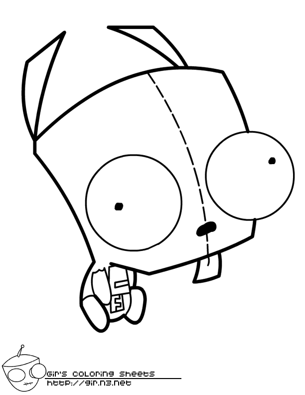 Zim Coloring Pages | Printable Coloring Pages