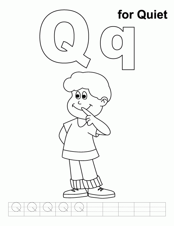 Letter Q Coloring Book Coloring Pages