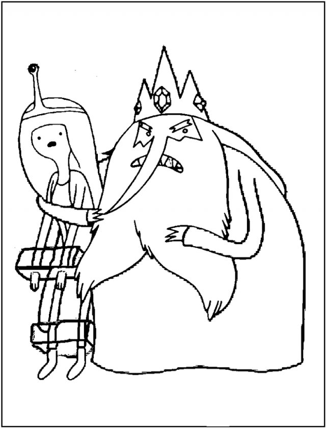 Adventure Time Coloring Pages To Print Coloring Pages For Kids 