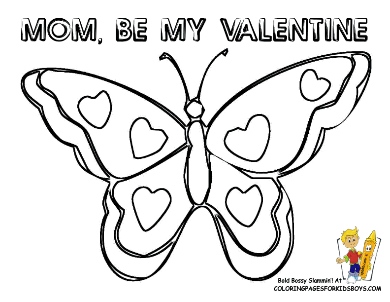 Valentines Coloring Pages For Kids - Free Coloring Pages For 