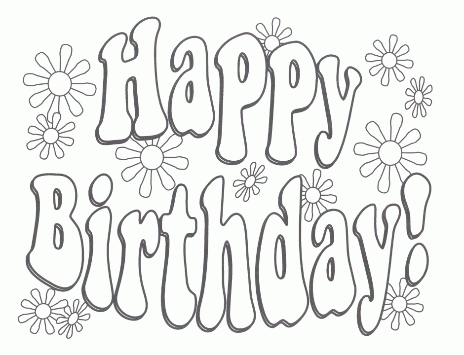 Birthday Coloring Pages Coloring Page 191452 Birthday Coloring 
