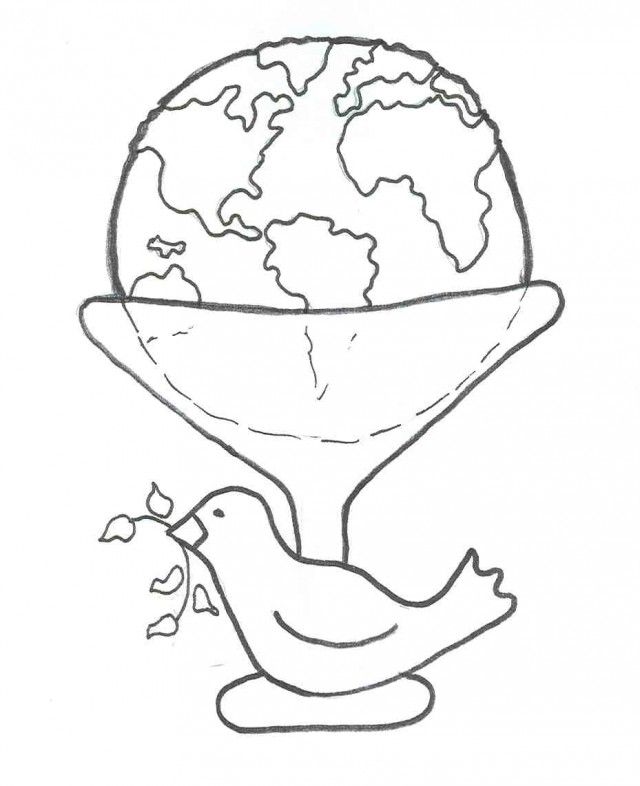 God Created The World Coloring Page Coloring Online Coloring 