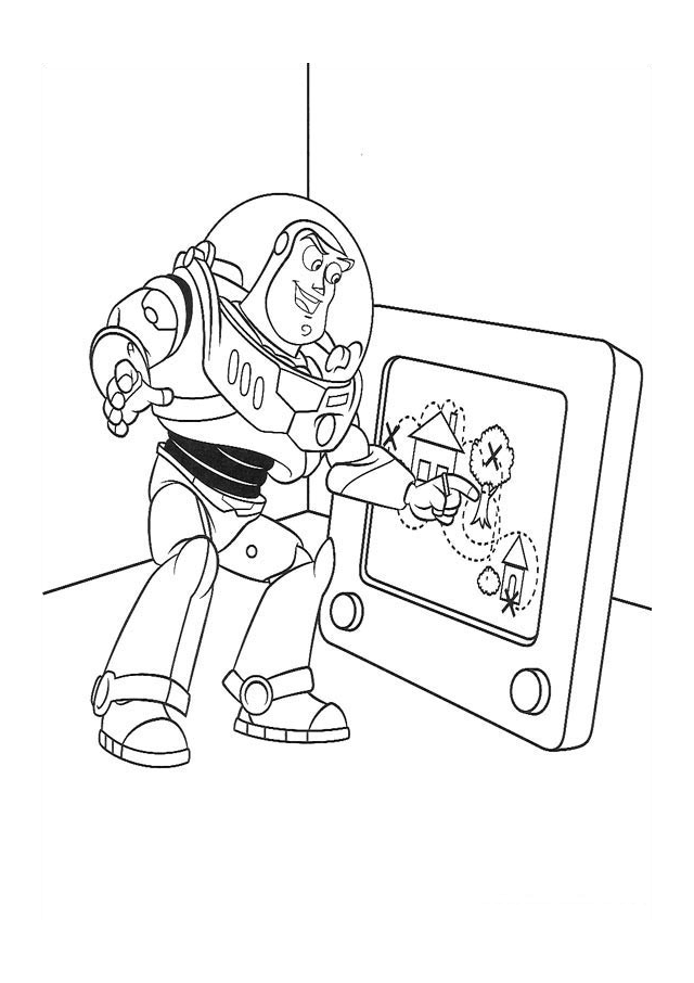 Coloring Pages Of Buzz Lightyear 280 | Free Printable Coloring Pages