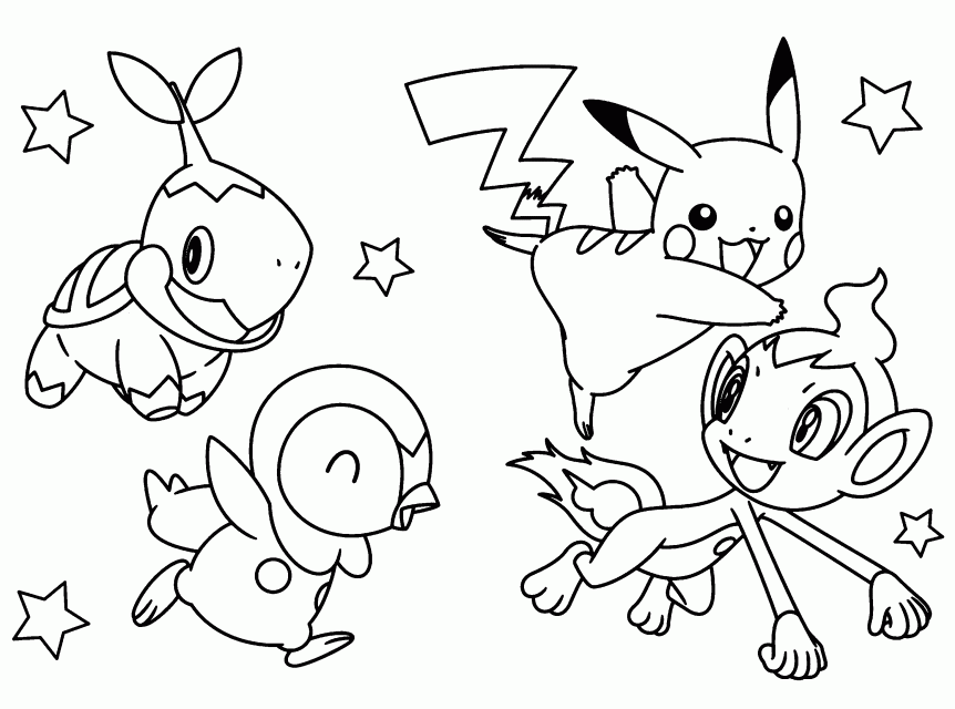 Pokemon Coloring Page Coloring Pages For Adults Coloring Pages 