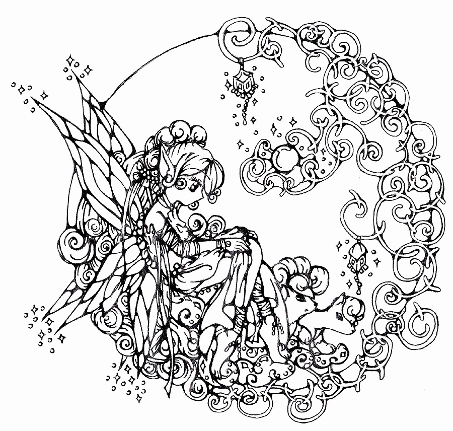 Christmas Coloring Pages for Adults | Pencils-Pixels