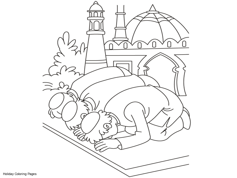 Download Pages Printable Eid Namaz Coloring Sheets - Coloring Home