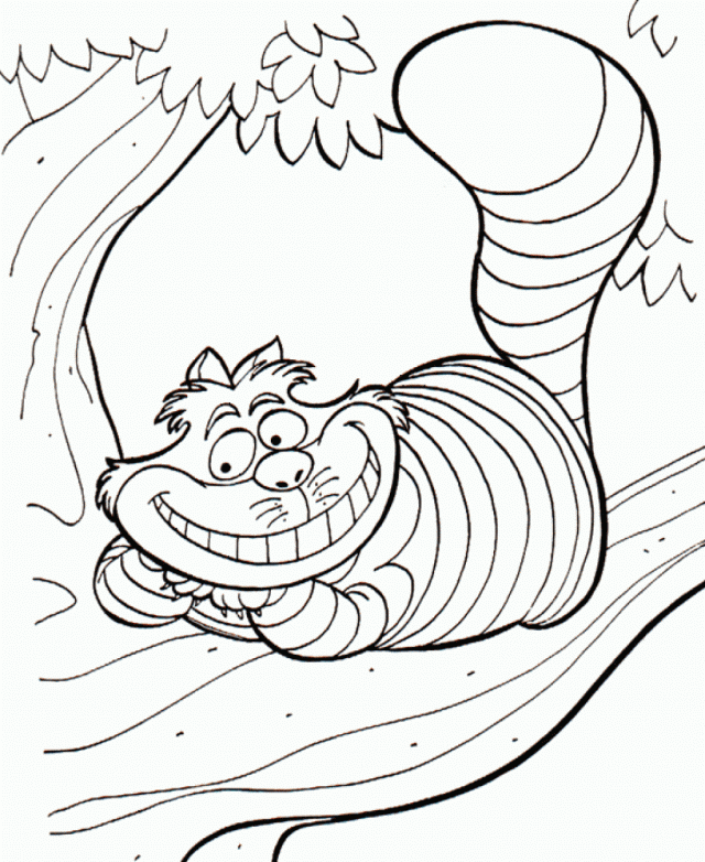 184 Pictures Alice In Wonderland Coloring Pages Drawing Kids For 