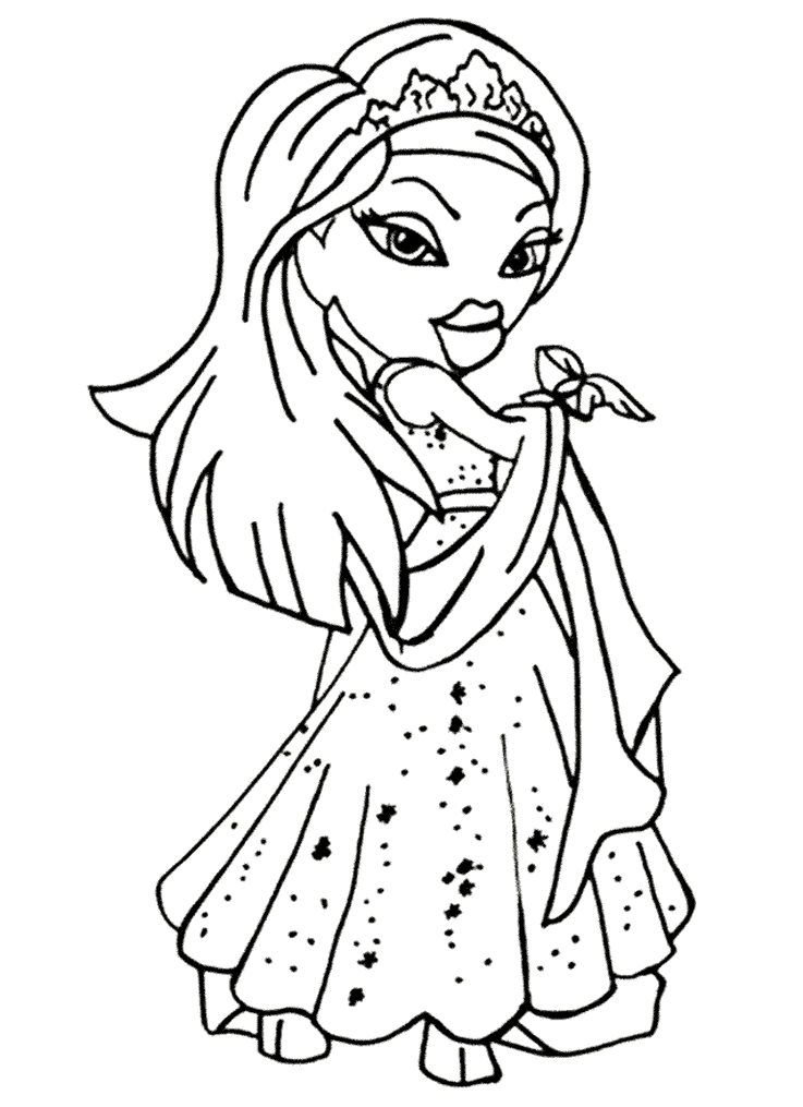 Coloring Pages Of Princesses 618 | Free Printable Coloring Pages