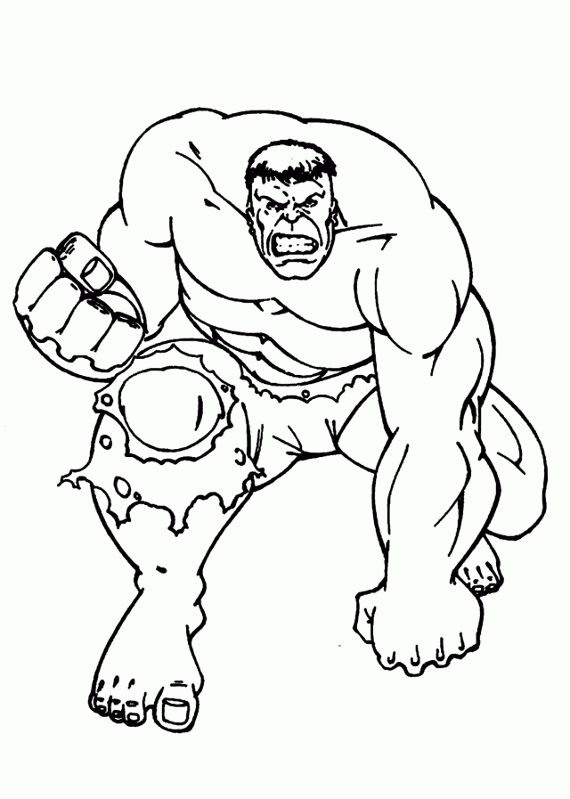 Hulk Coloring Pages For Kids Printable Free Coloing 226645 