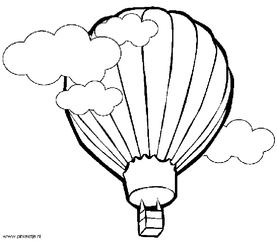 7 balloons Colouring Pages