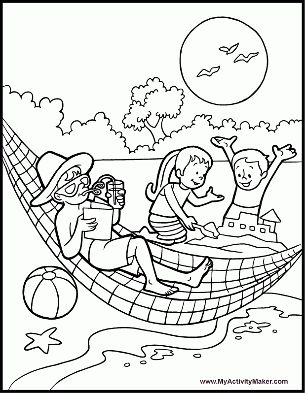 Summer coloring pages for kids | coloring pages
