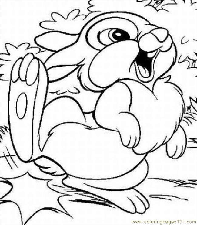Coloring Pages Bambi Coloring Pages 8 Lrg (Cartoons > Bambi 