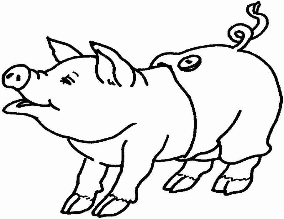 Pig Coloring Page - Free Coloring Pages For KidsFree Coloring 