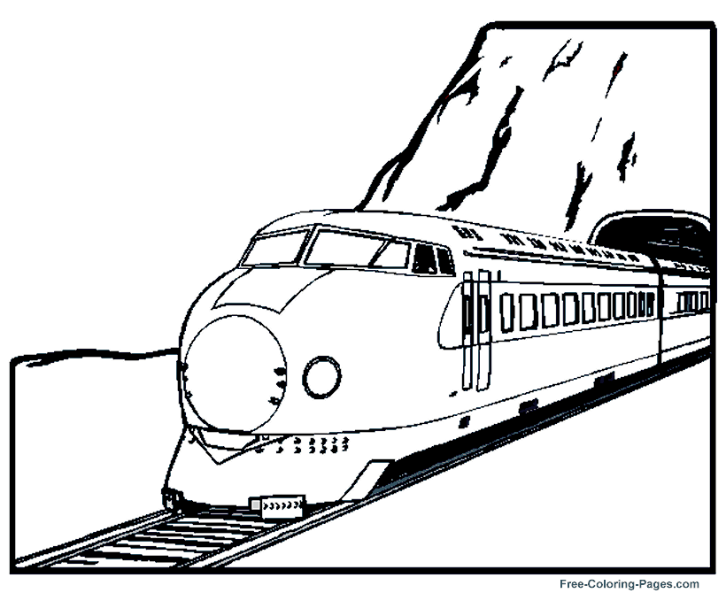 Freight Train Coloring Pages - Coloring Home