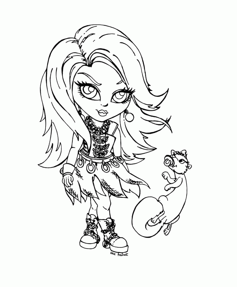 Monster High Coloring Pages | ColoringMates.
