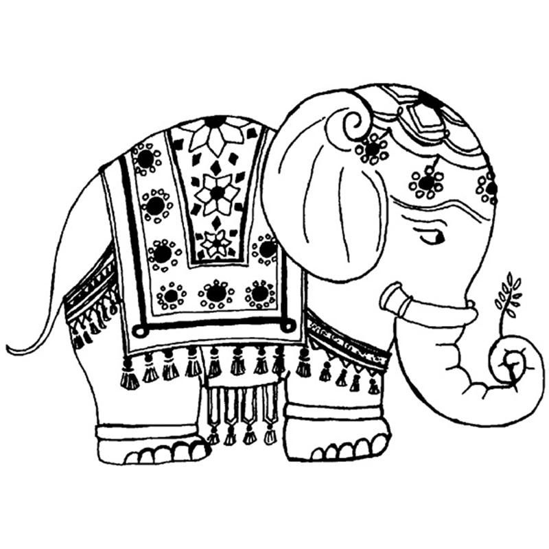Indian Elephant Drawing | Clipart Panda - Free Clipart Images